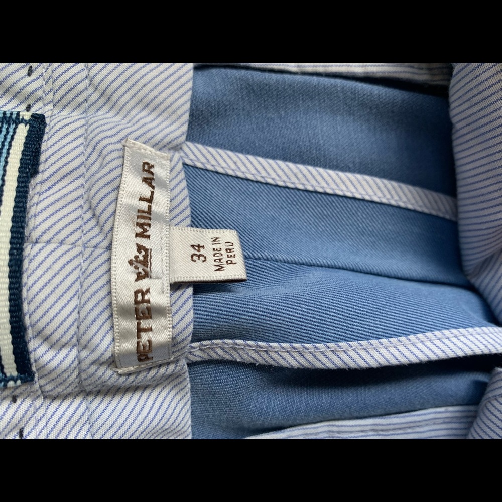 Peter Millar men’s light blue distressed men’s chino 34w29l